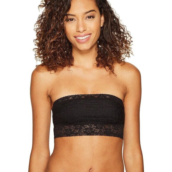 Free People Black Scalloped Lace Bandeau - Picture 3 of 12